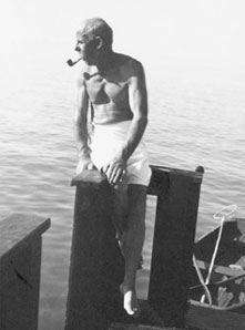 Wilhelm Hanselmann, der erste Badwrter in der Badhtte